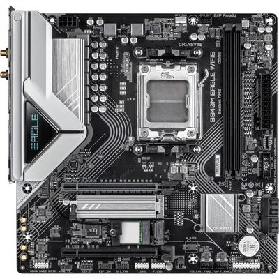 Immagine prodotto di Motherboard - GIGABYTE - B840M EAGLE WIFI6 - Micro-ATX format - AMD B840 chipset - DDR5 & PCIe 5.0 - WiFi 6