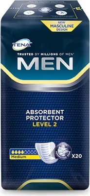 Produktbild von TENA MEN Active Fit Level 2 Inkontinenz Einlagen 20St PZN 17981746