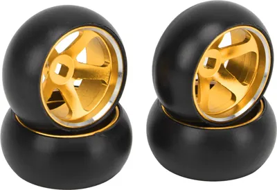 Obrázek produktu pro 4 kusy pneumatik a ráfků pro RC auto Wltoys K989 K969 P939 284131 1/28 dálkové ovládání Gold