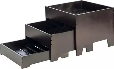 Produktbild von APS Buffetgestelle aus Holz Buffetgestell, 3-teilig 11607