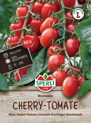 Produktbild von SPERLI Cherrytomatensamen Monterrey F1 Solanum lycopersicum 8 Pflanzen