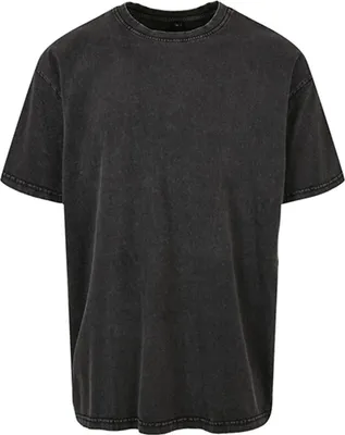Immagine prodotto di Build Your Brand BY189 | Maglietta da uomo lavata con acido - Colore: Nero - Taglia: XS