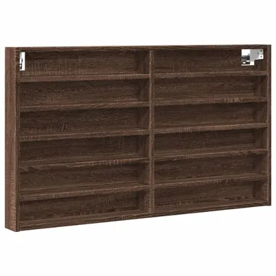 Obrázok produktu pre vidaXL Vitrína hnedý dubový vzhľad 100x8,5x58 cm materiál na báze dreva