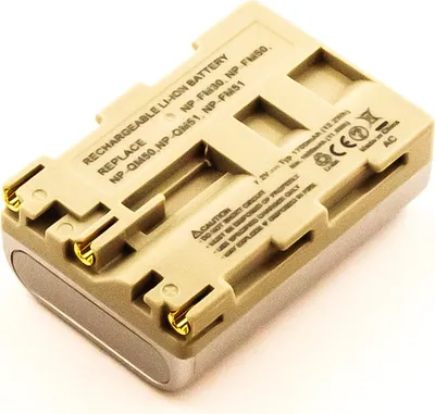 Immagine prodotto di La batteria per SONY sostituisce NP-FM30, NP-QM51, NP-QM50, NP-FM51, NP-FM50