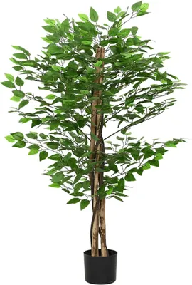 Image de Plante artificielle ficus 788 feuilles 120 cm vert