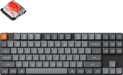 Produktbild von Keychron K1 Max QMK/VIA Wireless Mechanische Tastatur, QWERTY US Layout - Gateron Low Profile 2.0 Red K1M-A1
