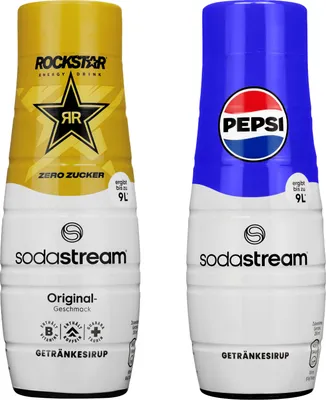 Immagine prodotto di Sirup Sodastream Rockstar Original Zero + Pepsi , 440 ml, 2 cous cous