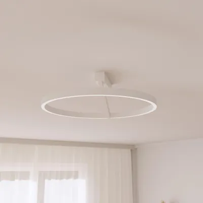 Image de LUMIÈRE Design Plafonnier 'Noxi' 45cm LED blanc chaud Up- & Downlight Blanc