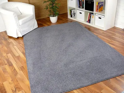 Produktbild von Hochflor Velours Teppich Triumph Grau in 24 Größen, Größe:200x250 cm