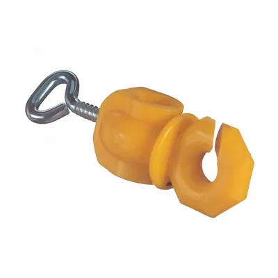 Produktbild von Zweitisolator Feststellschraube gelb Weidezaun Isolator VPE 25