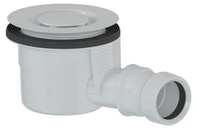 Obrázok produktu pre Sifón do sprchovej vaničky Ø 90 mm, DN40, kryt biely