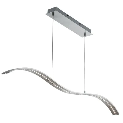 Obrázek produktu pro Moderní lustr Wing Steel Silver Brown Led 10W 3000K