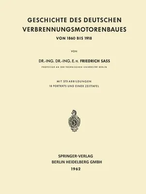 Obrázek produktu pro Geschichte des Deutschen Verbrennungsmotorenbaues