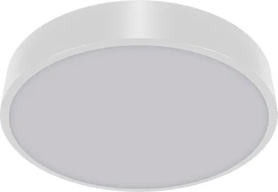 Obrázok produktu pre Stropný plafón moderný biely okrúhly Ø30cm do kuchyne jedálne neutrálna farba LED 16W TOTEM Struhm