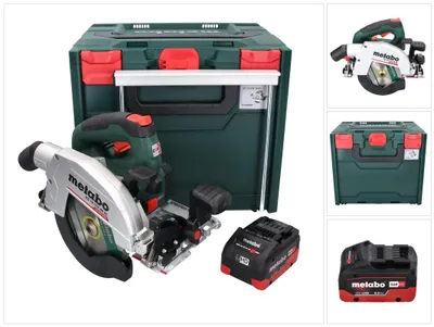 Produktbild von Metabo KS 18 LTX 66 BL Akku Handkreissäge 18 V 165 mm + 1x Akku 8,0 Ah + metaBOX - ohne Ladegerät