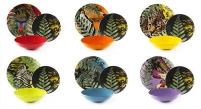Imagen del producto de Excelsa Servies, juego de 18 piezas, color Madagascar