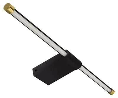 Produktbild von LED-Badezimmerwandleuchte IP44 12W schwarz 50cm 1480lm 4100K PASO Ideus 4115