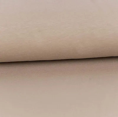 Produktbild von Sweatstoff Meterware kuschelweich uni sand 1,50m