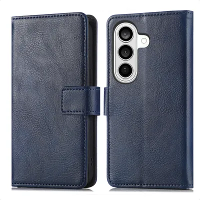 Zdjęcie produktu dla imoshion Luksusowe etui typu bookcase do telefonu Samsung Galaxy A27 (5G) – ciemnoniebieskie