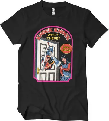 Produktbild von Knock Knock Who's There T-Shirt - Medium - Black