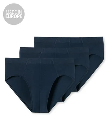 Produktbild von Schiesser 3er Pack 95/5 Organic Baumwolle Mini Slip / Unterhose Mit softem, tonalem Komfortbund, Extra bequemer Beinausschnitt, In perfekt sitzender, elastischer Single-Jersey-Qualität