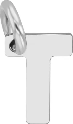 Produktbild von 925/- Echt Silber Anhänger "Feinsil" (ohne Kette), rhodiniert, Buchstabenanhänger