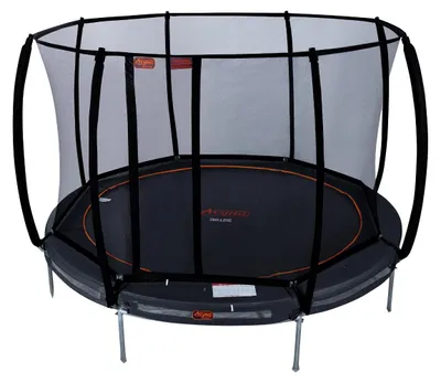 Produktbild von Avyna Trampolin, Einbaubedingung, Durchmesser 430 cm, mit Sicherheitsnetz | Schwarz