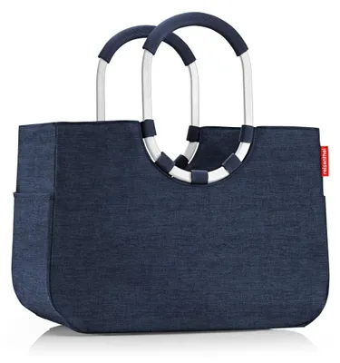 Produktbild von reisenthel loopshopper L Einkaufstasche Tragetasche twist navy OR4129
