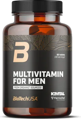 Immagine prodotto di Biotech USA Multivitaminico per Uomo Biologico 60 Compresse