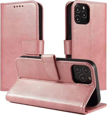Image de Magnet Case Elegant Case with Flap and Stand Function Samsung Galaxy A03S (166.5) Pink