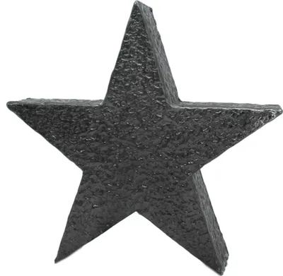 Produktbild von Metall 3D Stern 30 x 28cm schwarz-nickel
