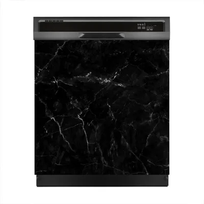 Produktbild von Magnete Dekorative 60x60 cm Küche Magnetmatte Spülmaschine - schwarz Marmor
