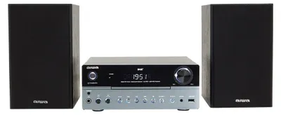 Obrázek produktu pro Aiwa MSBTU-700DAB, Domácí mikro audio systém, Arctic blue, Černá, Podavač, 25 W, 4 ohm, DAB+, FM