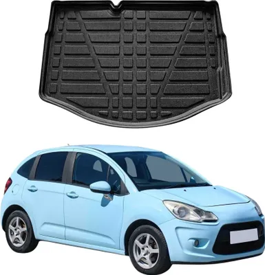 Image de Bac de coffre pour Citroen C3 2009-2024 bicorps caoutchouc TPE