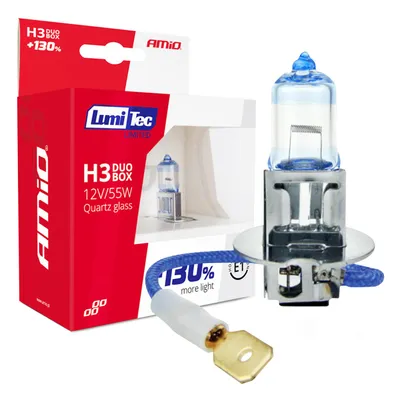 Produktbild von Halogenlampen H3 12V 55W LumiTec Limited +130% Lichtstärke E1-