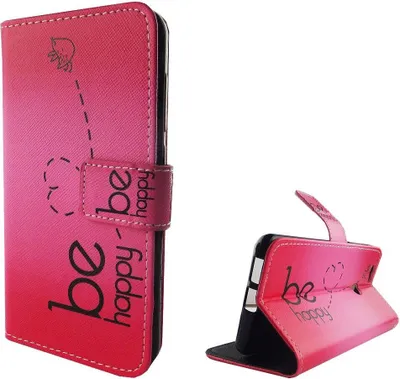 Imagen del producto de Funda para teléfono móvil Huawei Nova, color rosa, modelo "Be Happy"
