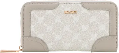Produktbild von Joop Damen Geldbörse MELETE Hellgrau Synthetik  Kornblumenmuster RFID Scanschutz