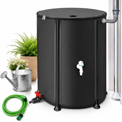 Produktbild von Mucola 500L Faltbarer Wasserspeicher Regenwasserfass Wassertank Regentonne Wasserfass