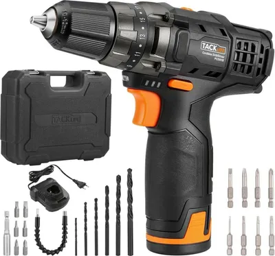 Obrázok produktu pre TACKLIFE-PCD01B-12V Lítium-iónová DC príklepová vŕtačka