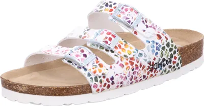Immagine prodotto di Rohde donna mulo larghezza G con fibbie e plantare in morbida pelle Alba 5620, Misura:40 EU, Colore:Bianco
