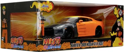 Produktbild von Jada Toys Naruto Shippuden Diecast Modell 1/24 2009 Nissan Naruto