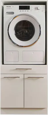 Produktbild von Wäscheschrank Laundreezy | 68 x 68 x 162 cm | Weiß