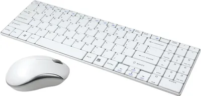 Immagine prodotto di Logilink Combo Set con Autolink - Set tastiera e mouse - senza fili - 2,4 GHz - tedesco - bianco (ID0109)