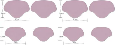 Produktbild von INF Schuhreparaturflicken, 8er-Pack Rosa