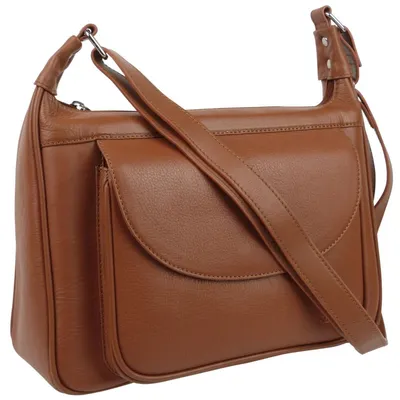Image de Sac bandoulière pour femmes en cuir, avec bandoulière réglable