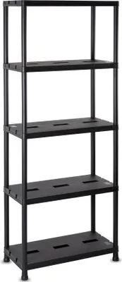 Produktbild von Kunststoffregal 84/5 180 x 80 x 40 cm 5 Kunststoffböden 250 kg