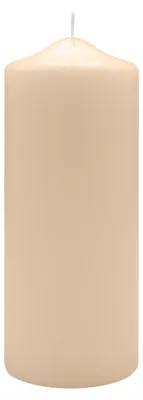 Produktbild von Spitzkopf Stumpen Kerzen Champagner 20 x Ø 8 cm, 6 Stück