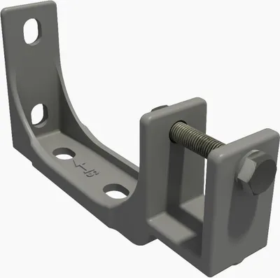 Produktbild von Stahl Decken Wandhalterung für Markise Kombihalterung SPP059 35mm grau