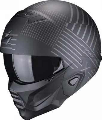 Zdjęcie produktu dla Moto přilba SCORPION EXO-COMBAT II MILES matná černo/stříbrná L