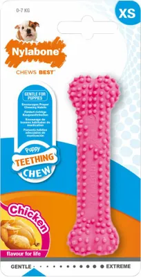 Image de Nylabone Puppy Teething Dental Chicken X-Small - Roze